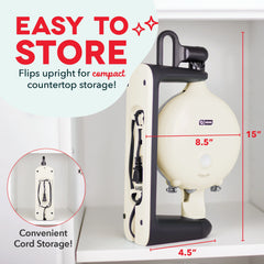 Ceramic Nonstick Flip Belgian Waffle Maker