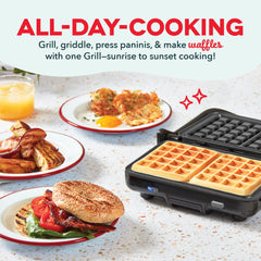 Flex Press Grill System 2pc Plate Pack Waffle