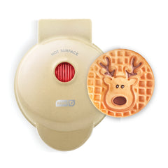 Reindeer Mini Waffle Maker