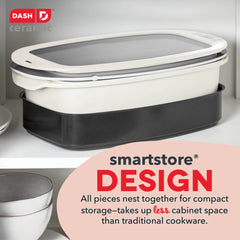 SmartStore™ 7-in-1 Multipurpose Cookware + Steamer Set
