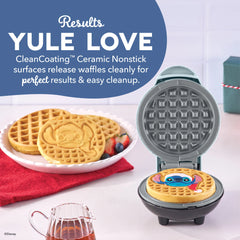 Stitch Santa Mini Waffle Maker