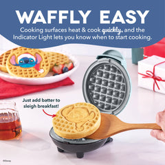 Stitch Santa Mini Waffle Maker