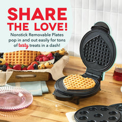 MultiMaker™ Treat Maker System: Mini Donut, Mini Cupcake, Heart Waffle
