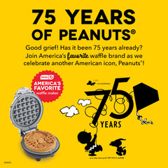 Peanuts® x Dash 75th Anniversary Mini Waffle Maker