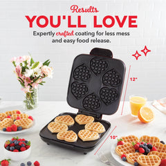 Multi Mini Heart Waffle Maker