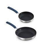 TruPro Stainless Steel Fry Pan Set - 8" 10"