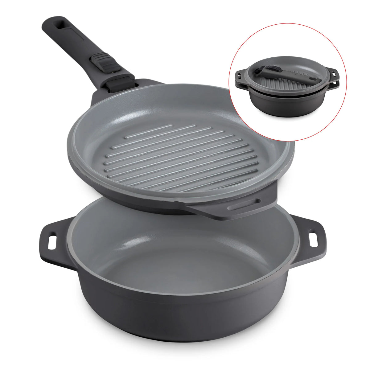 SmartStore™ 5-in-1 Multipurpose Nesting Cookware Set