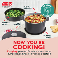 SmartStore™ 5.8qt MultiPot + Steamer Set