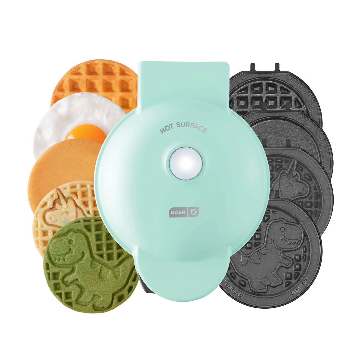 MultiMaker™ Mini System with Removable Plates: Waffle & Griddle