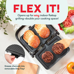 MultiMaker™ Flex Press Grill System: Grill & Griddle