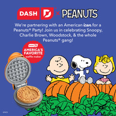 Peanuts® x Dash Snoopy Jack-o-Lantern Mini Waffle Maker  